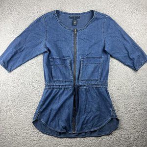 Marc By Marc Jacobs Blue Denim Tunic Dress Womens Size Small MJ Vintage